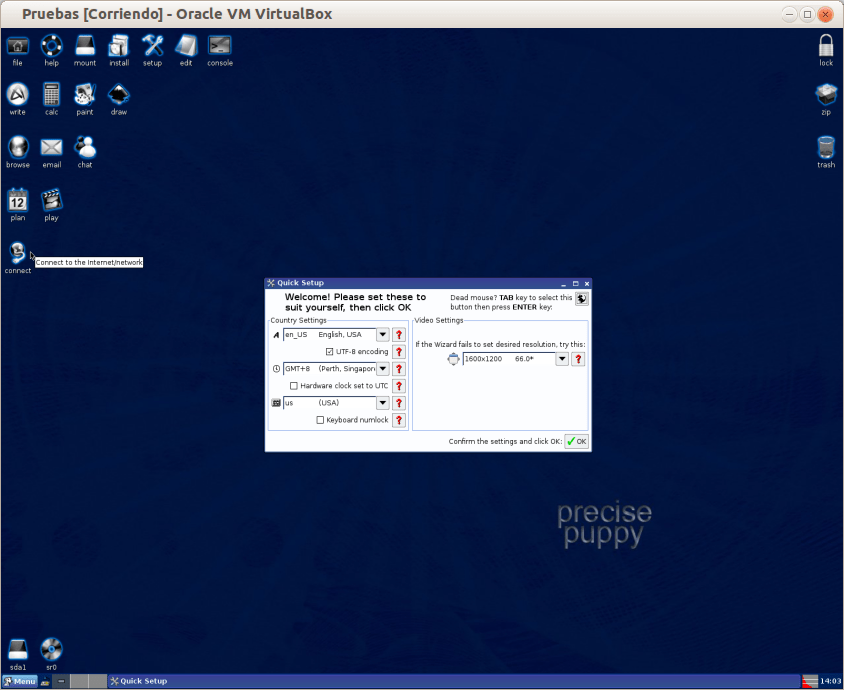  Puppy5.5-escritorio-y-dialogo-de-configuracion