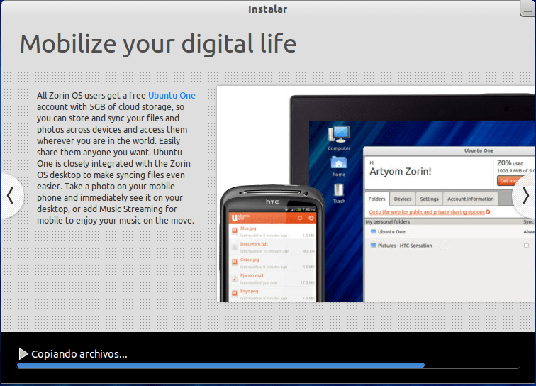 ZorinOS62-PresentacionDuranteLaInstalacion