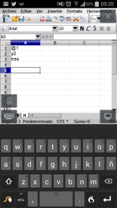 AndrOpenOffice-HojaDeCálculo