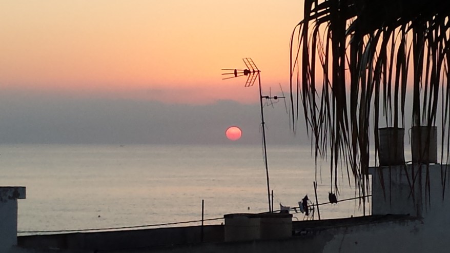 Amanecer desde mi terraza