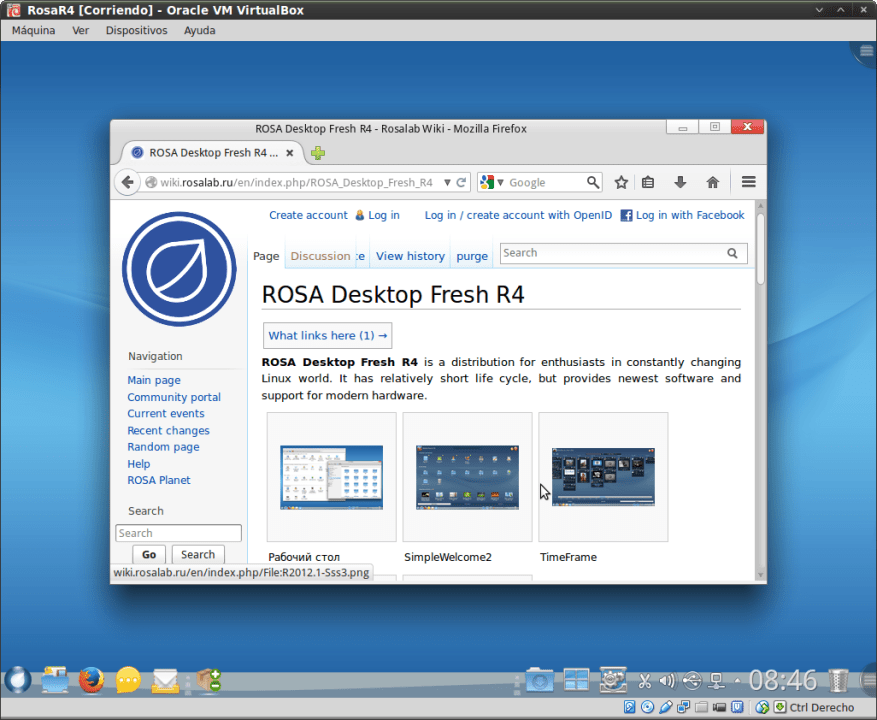 RosaR4 - Mozilla Firefox