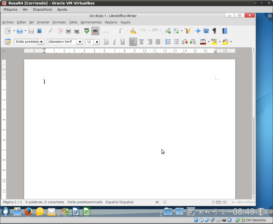 RosaR4 - Libre Office Writer