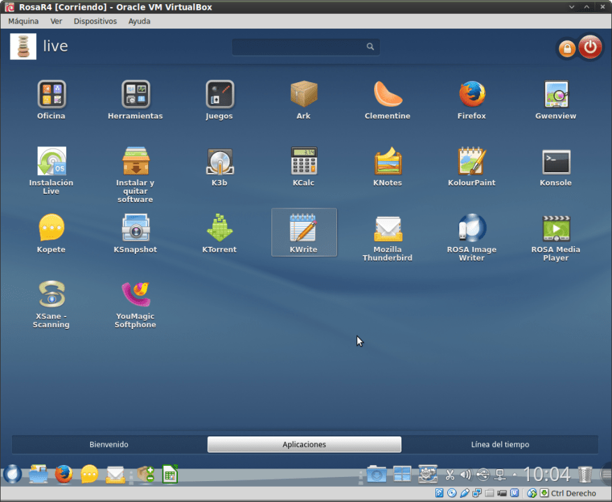 RosaR4 - Aplicaciones