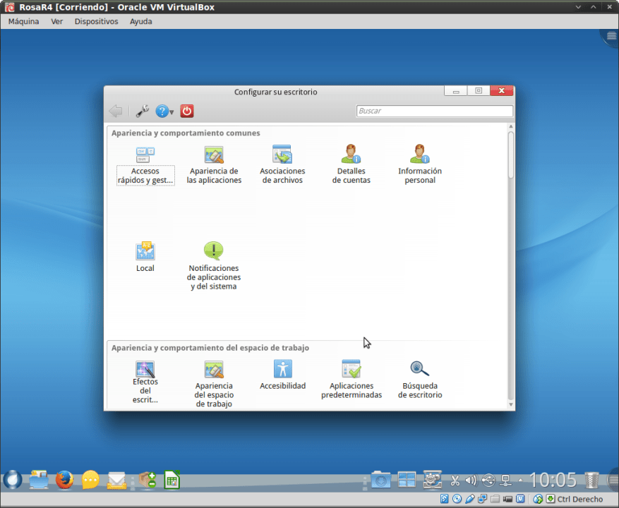 RosaR4 - Configuración De Escritorio