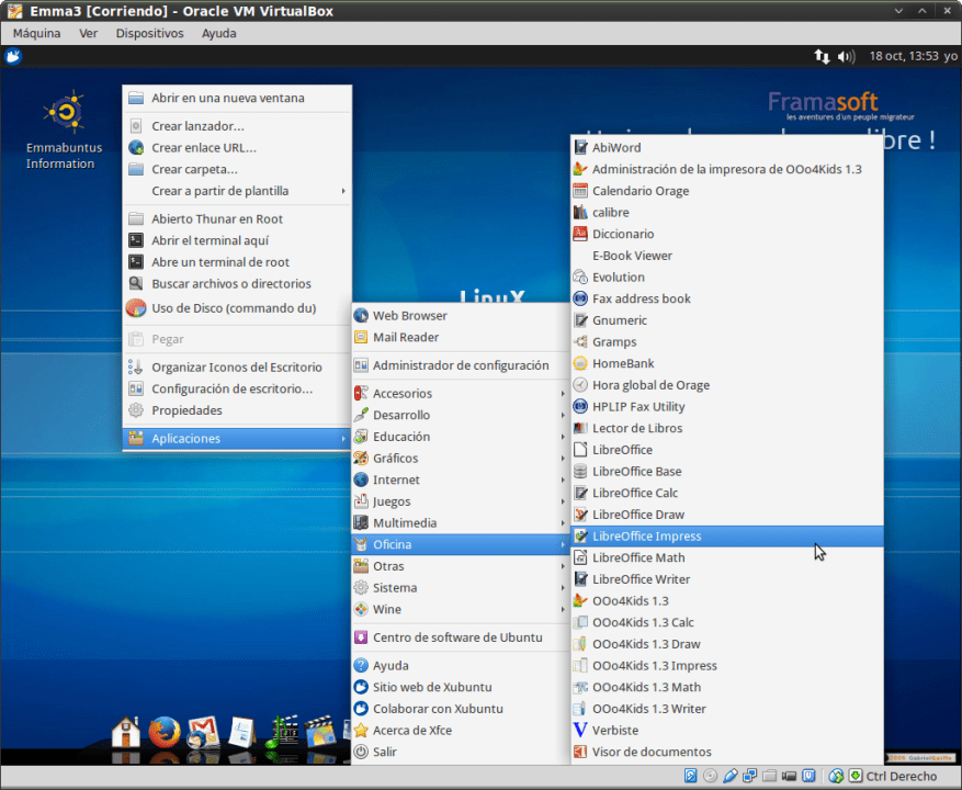 Emma3 Aplicaciones de oficina