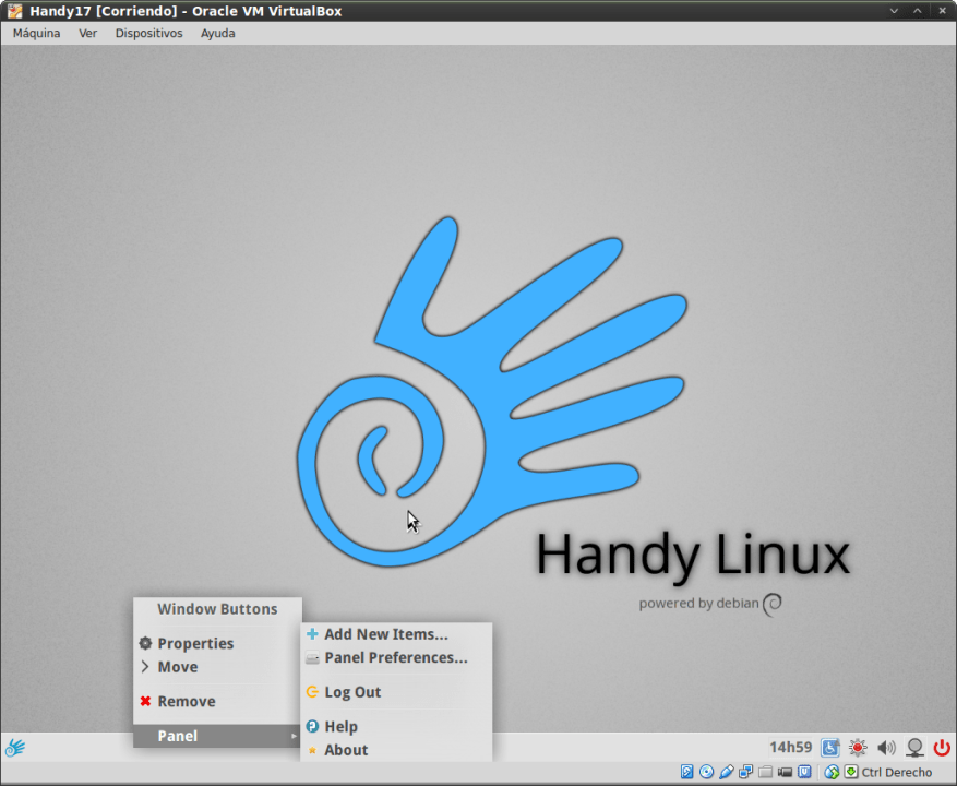 Handy17-AñadirItemDeMenuAlPanel