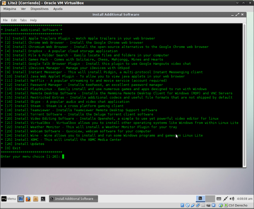 Lite2-MenuParaInstalarFacilmenteSoftwareAdicional