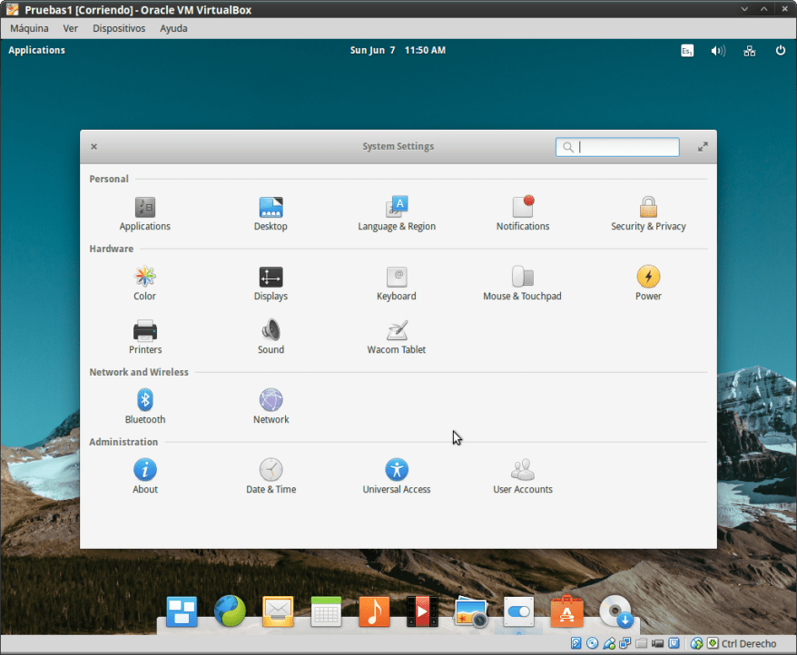 Elementary OS 0.3 -Configuración del sistema
