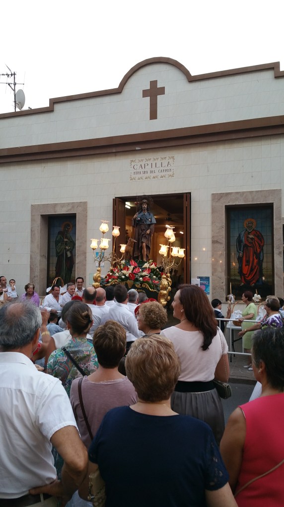La vuelta del Santo a la capilla de Nª Sra. del Carmen