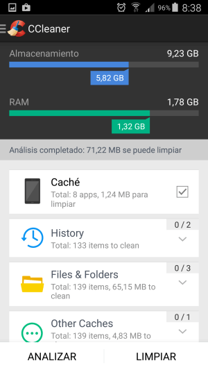CCleaner: listo para limpiar