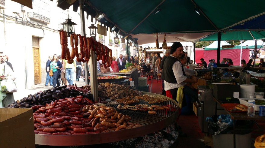 Mercado Cervantino de Alcalá- Comida