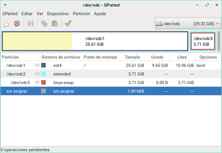 ZorinEnMinix-LinuxEnParticionesEnDiscoUSB